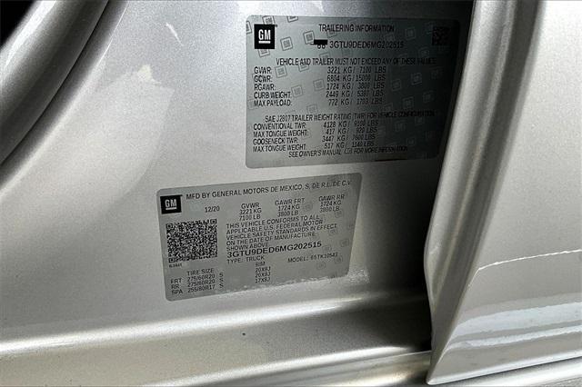 used 2021 GMC Sierra 1500 car, priced at $43,057
