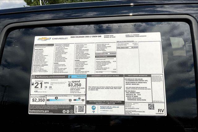 new 2026 Chevrolet Colorado car, priced at $35,190
