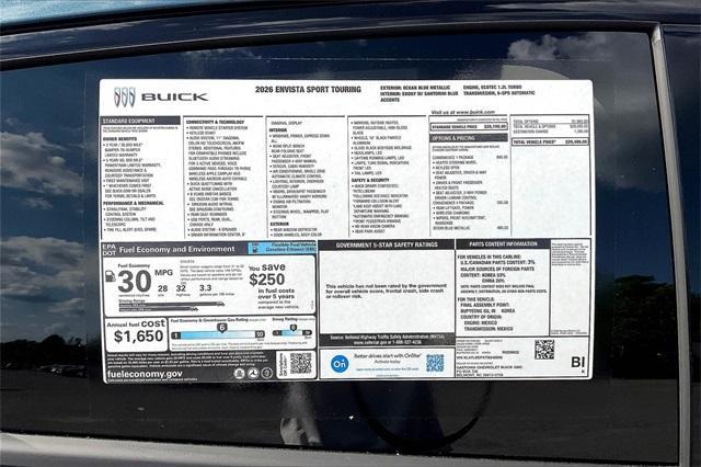 new 2026 Buick Envista car, priced at $29,480