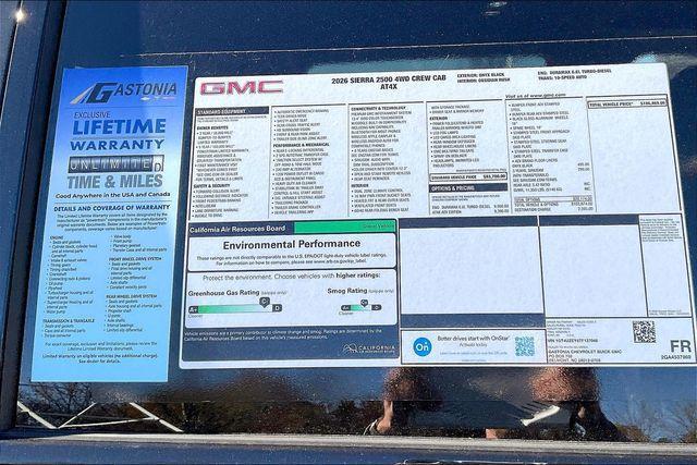 new 2026 GMC Sierra 2500 car, priced at $102,969
