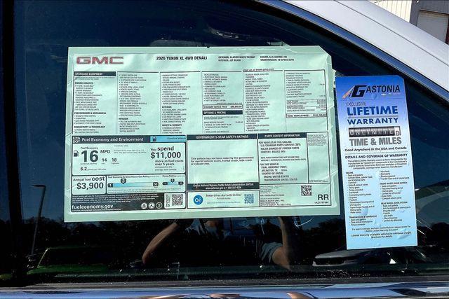 new 2026 GMC Yukon XL car, priced at $97,365