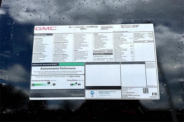 new 2025 GMC Sierra 2500 car, priced at $88,600