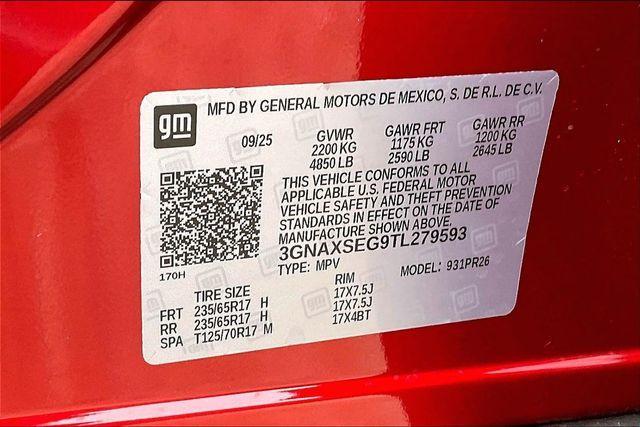 new 2026 Chevrolet Equinox car, priced at $38,280