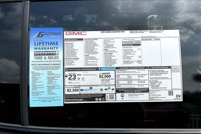 new 2025 GMC Acadia car, priced at $42,689