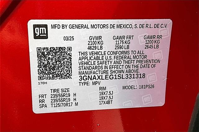 new 2025 Chevrolet Equinox car, priced at $35,785