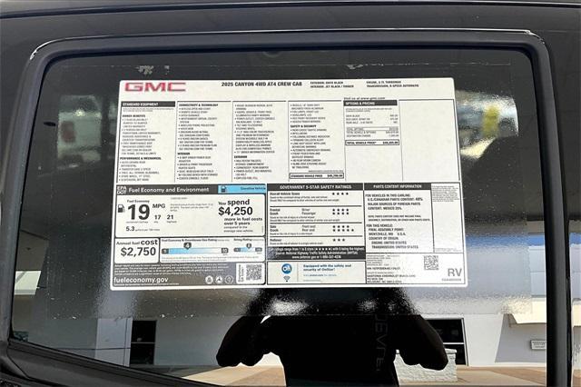 new 2025 GMC Canyon car, priced at $47,265