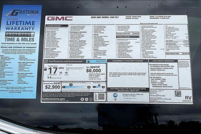 new 2026 GMC Sierra 1500 car, priced at $60,645