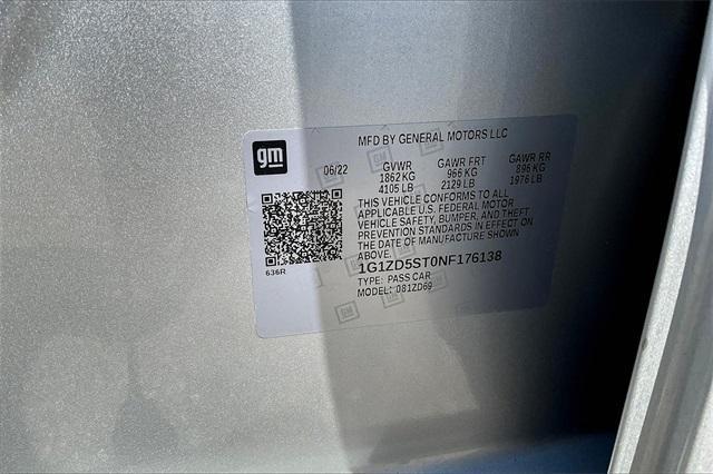 used 2022 Chevrolet Malibu car, priced at $18,467