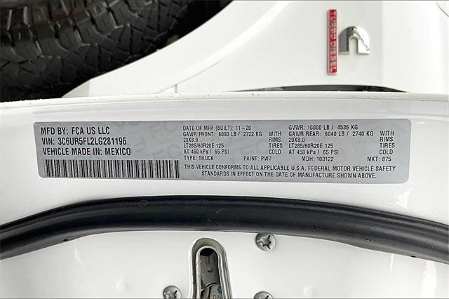used 2020 Ram 2500 car, priced at $42,000