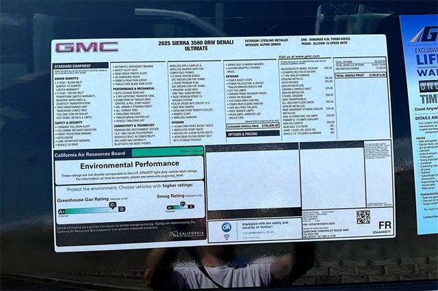 new 2025 GMC Sierra 3500 car, priced at $100,914