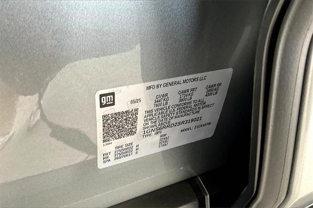 new 2025 Chevrolet Tahoe car, priced at $72,825