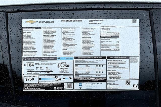 new 2025 Chevrolet Blazer EV car, priced at $45,290
