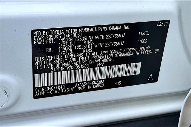 used 2019 Toyota RAV4 car, priced at $20,653