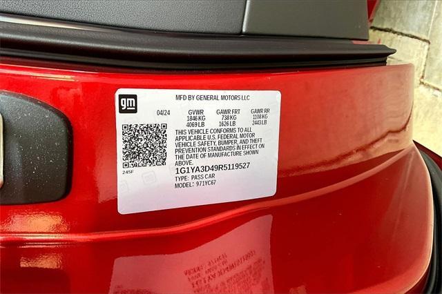 used 2024 Chevrolet Corvette car, priced at $77,320