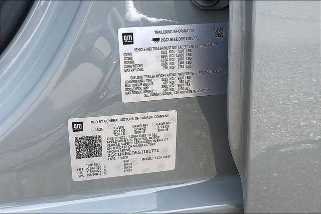 used 2025 Chevrolet Silverado 1500 car, priced at $52,714