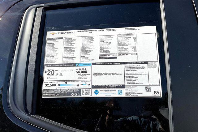 new 2026 Chevrolet Silverado 1500 car, priced at $36,430
