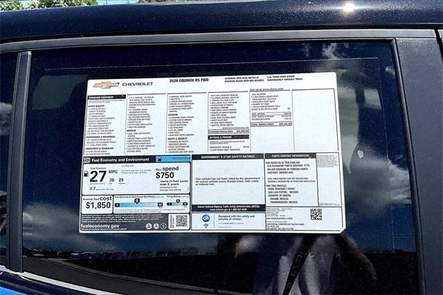 new 2026 Chevrolet Equinox car, priced at $35,345