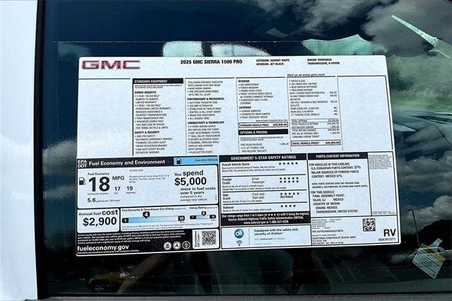 new 2025 GMC Sierra 1500 car, priced at $39,050