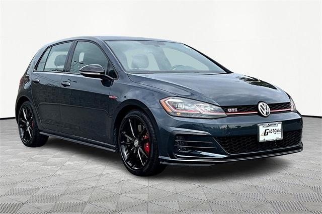 used 2021 Volkswagen Golf GTI car, priced at $27,425