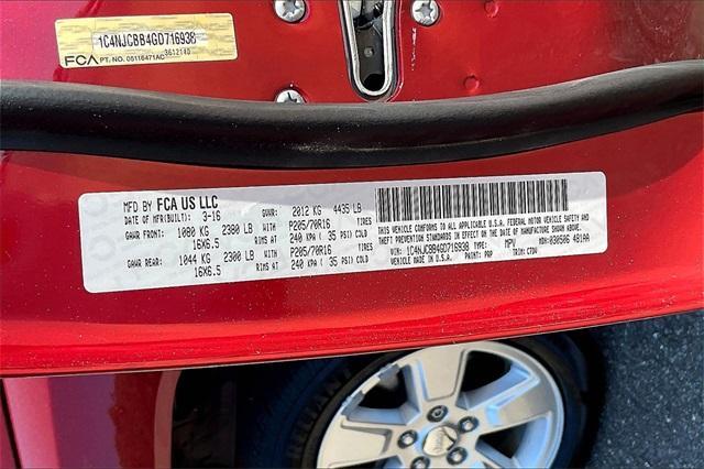 used 2016 Jeep Compass car, priced at $9,500