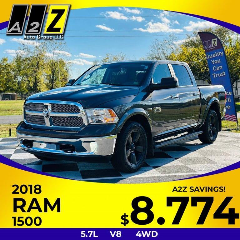 used 2018 Ram 1500 car, priced at $24,698