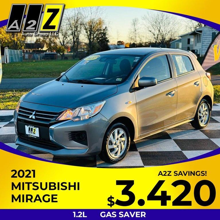 used 2021 Mitsubishi Mirage car, priced at $12,424