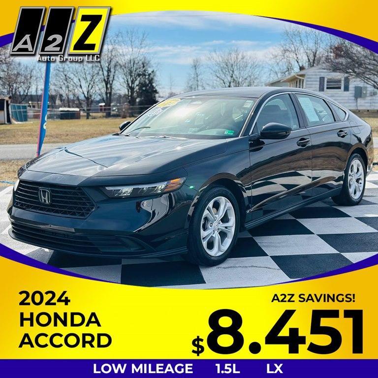 used 2024 Honda Accord car, priced at $23,989