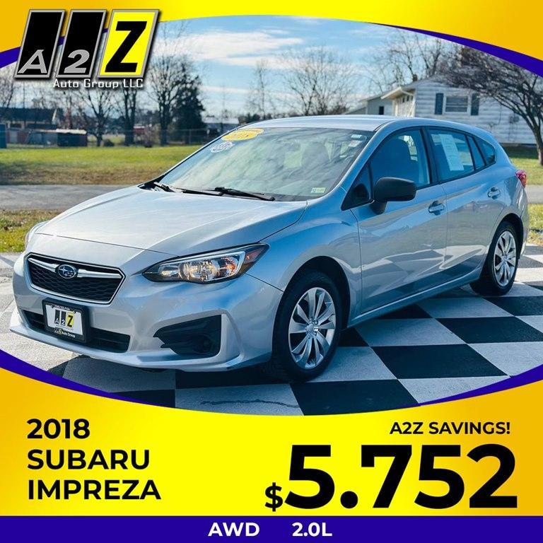 used 2018 Subaru Impreza car, priced at $13,899