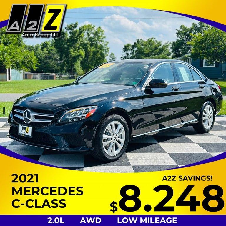 used 2021 Mercedes-Benz C-Class car, priced at $24,999