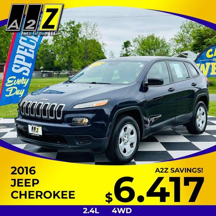 used 2016 Jeep Cherokee car, priced at $13,725