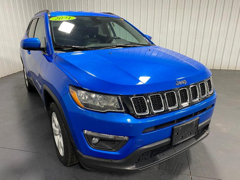 used 2021 Jeep Compass car, priced at $18,864
