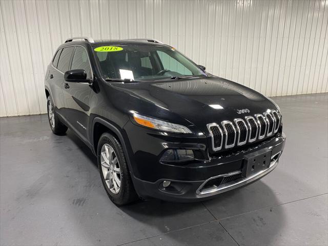 used 2018 Jeep Cherokee car, priced at $19,396