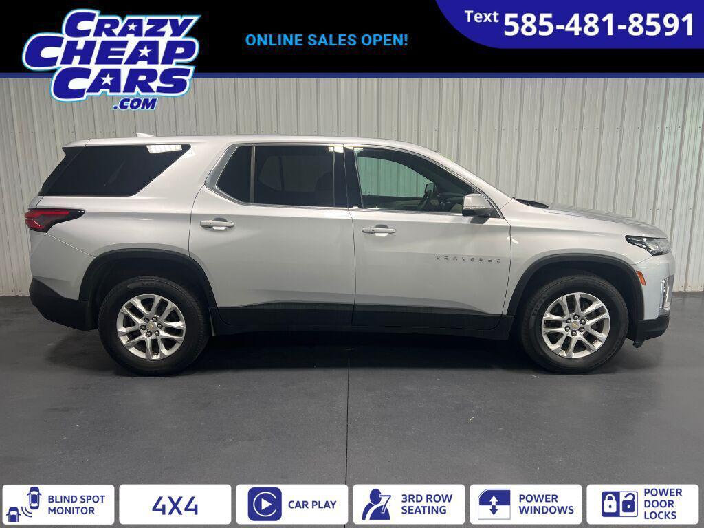 used 2022 Chevrolet Traverse car, priced at $20,592