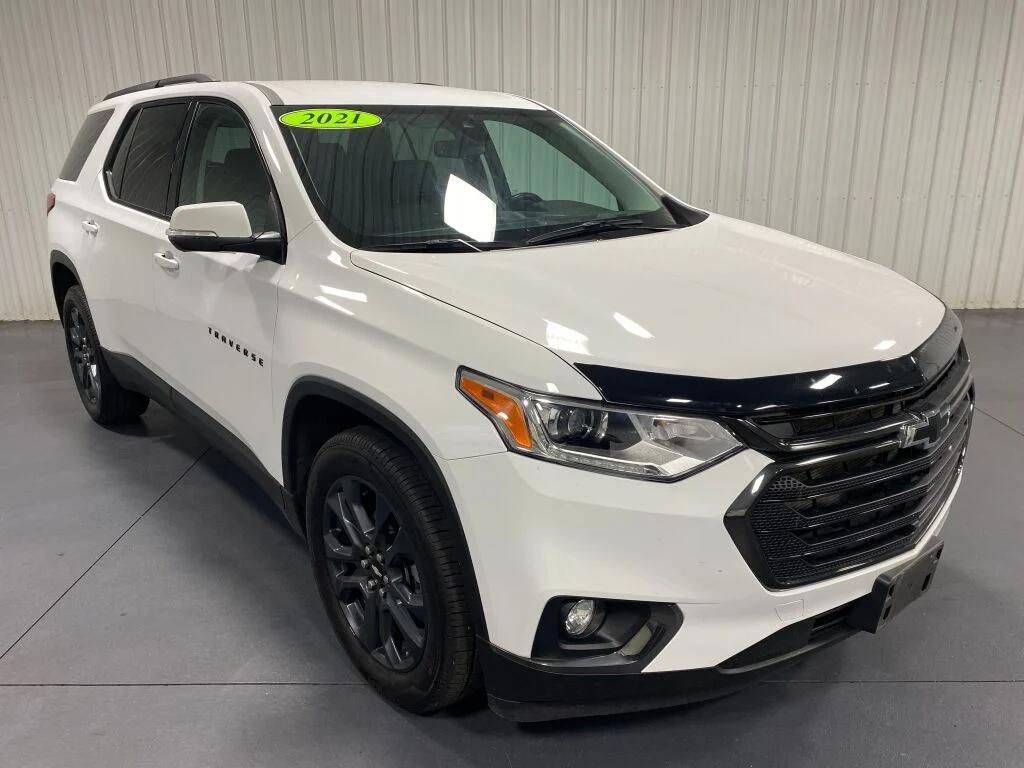 used 2021 Chevrolet Traverse car, priced at $33,448