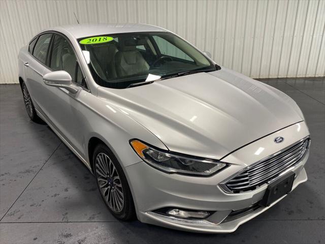 used 2018 Ford Fusion car, priced at $13,787