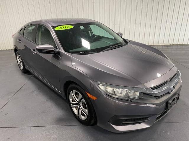 used 2016 Honda Civic car, priced at $13,858