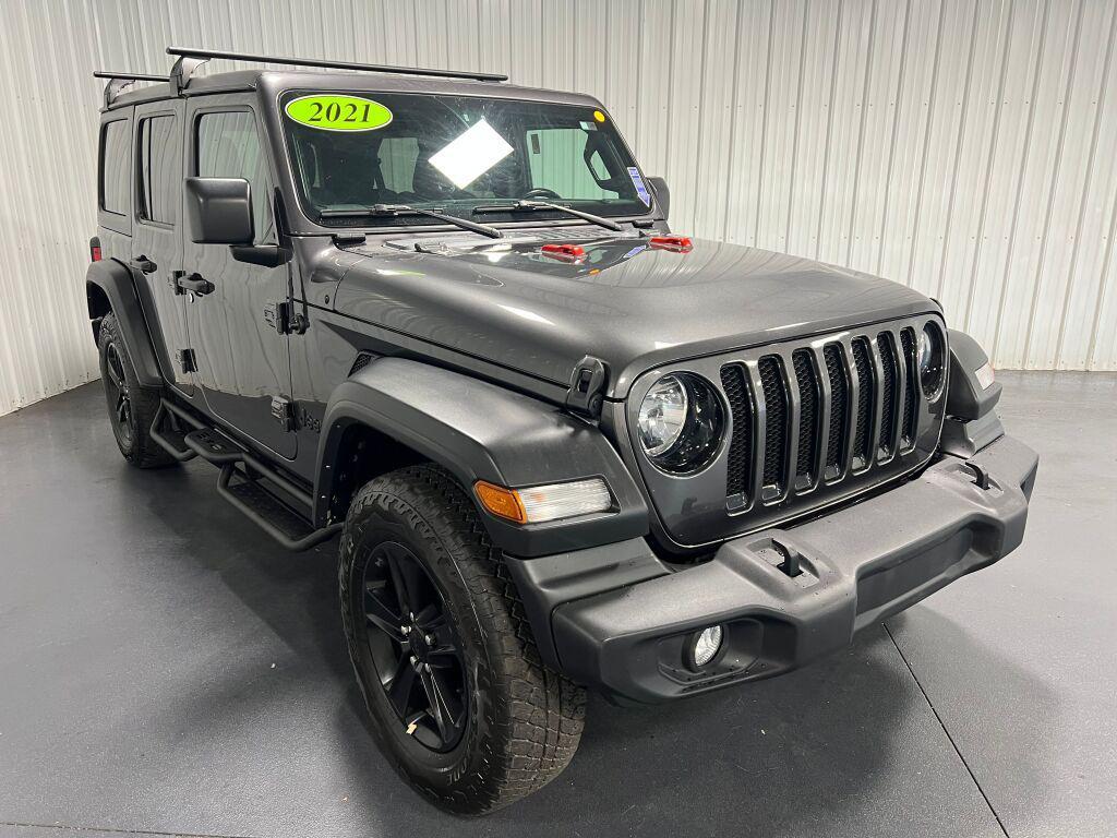 used 2021 Jeep Wrangler Unlimited car, priced at $28,988