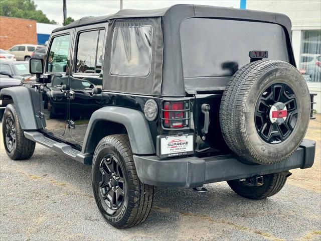 used 2016 Jeep Wrangler Unlimited car, priced at $12,995