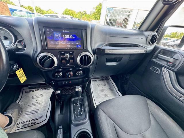 used 2016 Jeep Wrangler Unlimited car, priced at $11,995