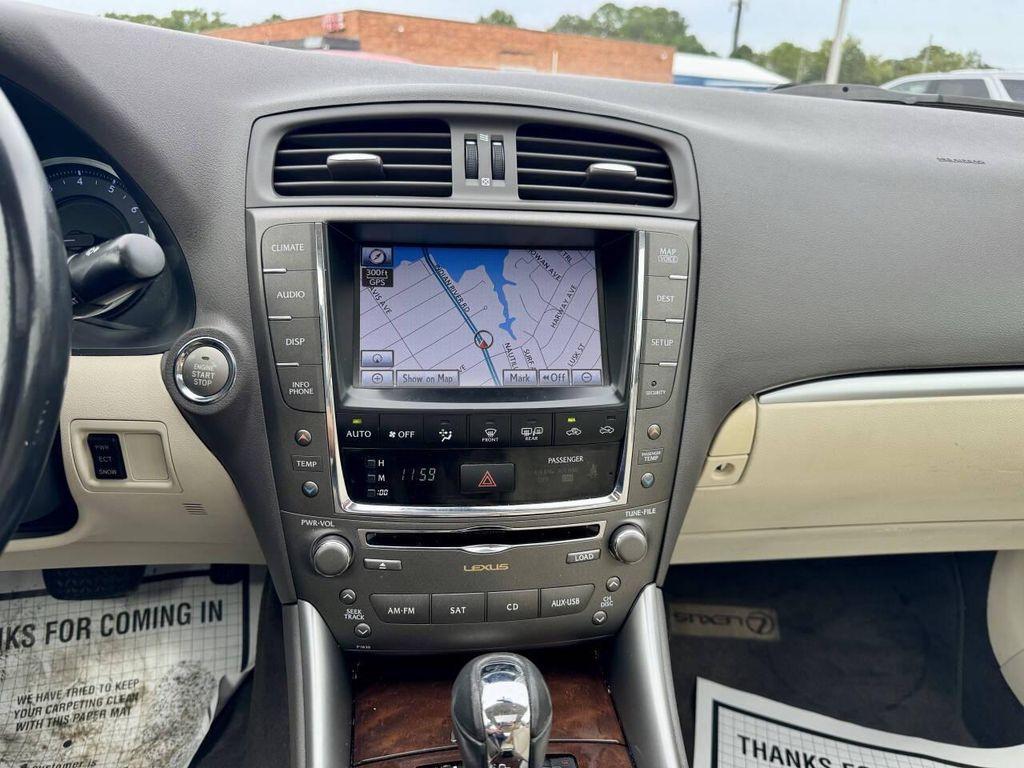 used 2012 Lexus IS 250 car, priced at $8,995