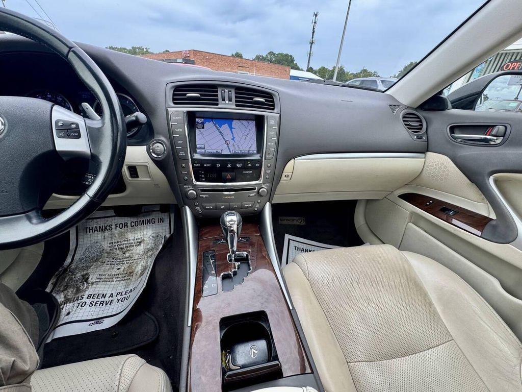 used 2012 Lexus IS 250 car, priced at $8,995