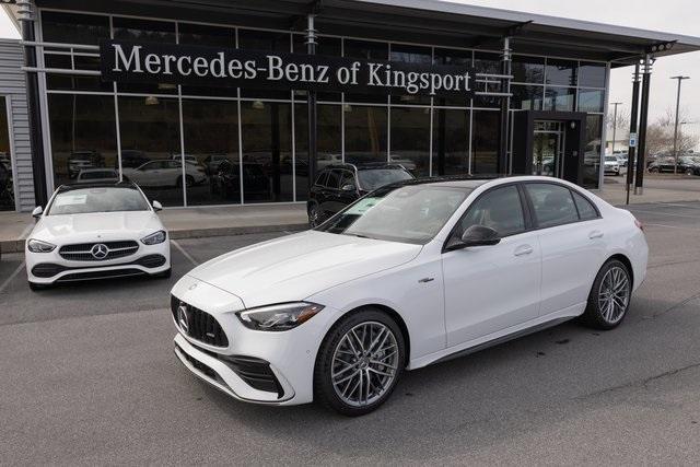 new 2025 Mercedes-Benz AMG C 43 car, priced at $71,660