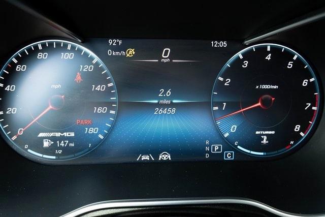 used 2021 Mercedes-Benz AMG GLC 43 car, priced at $43,999