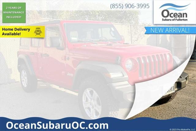 used 2018 Jeep Wrangler Unlimited car, priced at $23,977