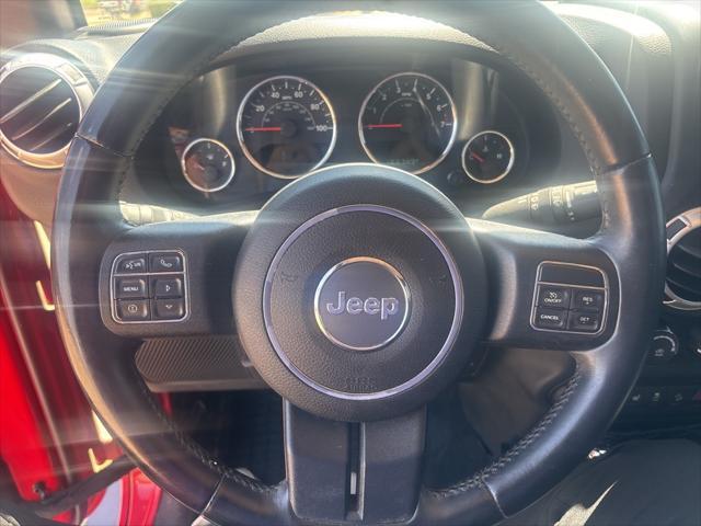 used 2015 Jeep Wrangler Unlimited car, priced at $22,928