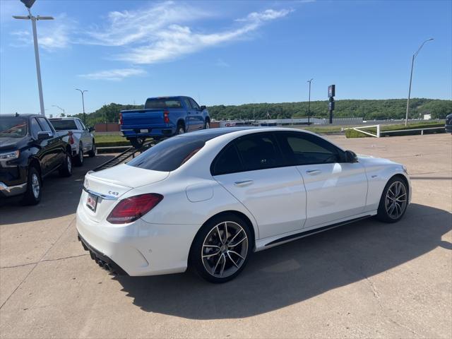 used 2020 Mercedes-Benz AMG C 43 car, priced at $35,500