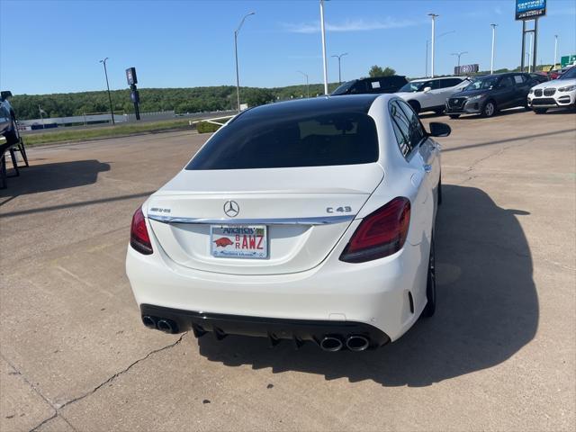 used 2020 Mercedes-Benz AMG C 43 car, priced at $35,500