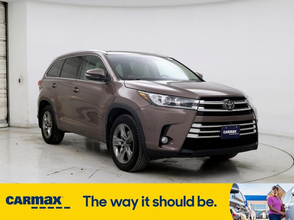 used 2017 Toyota Highlander car, priced at $20,998