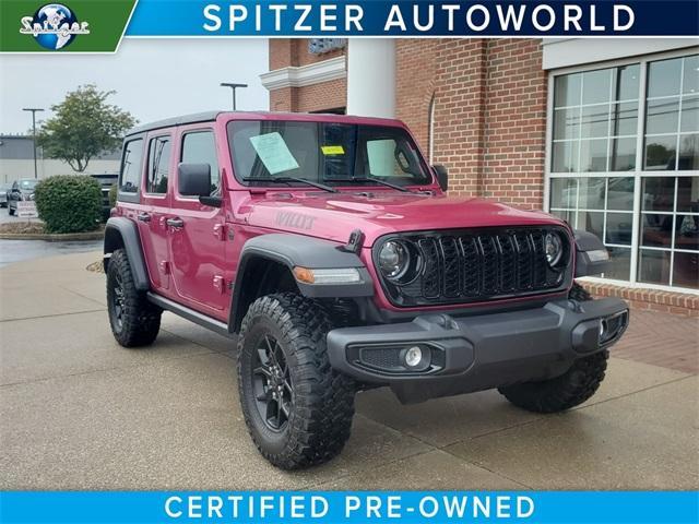 used 2024 Jeep Wrangler car, priced at $45,423