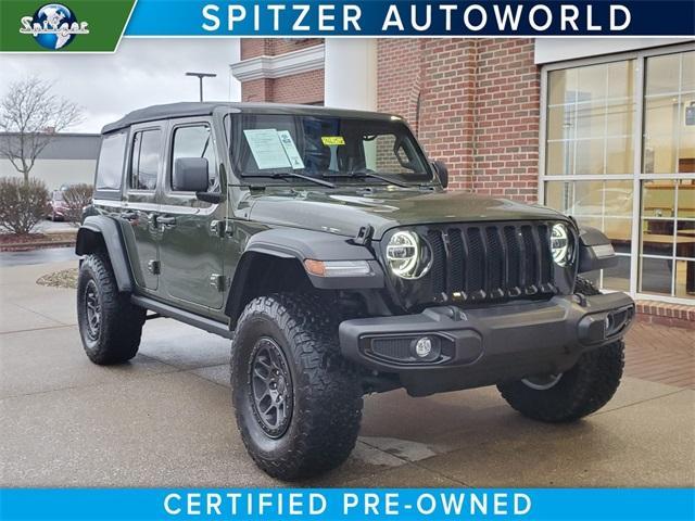 used 2022 Jeep Wrangler Unlimited car, priced at $35,259